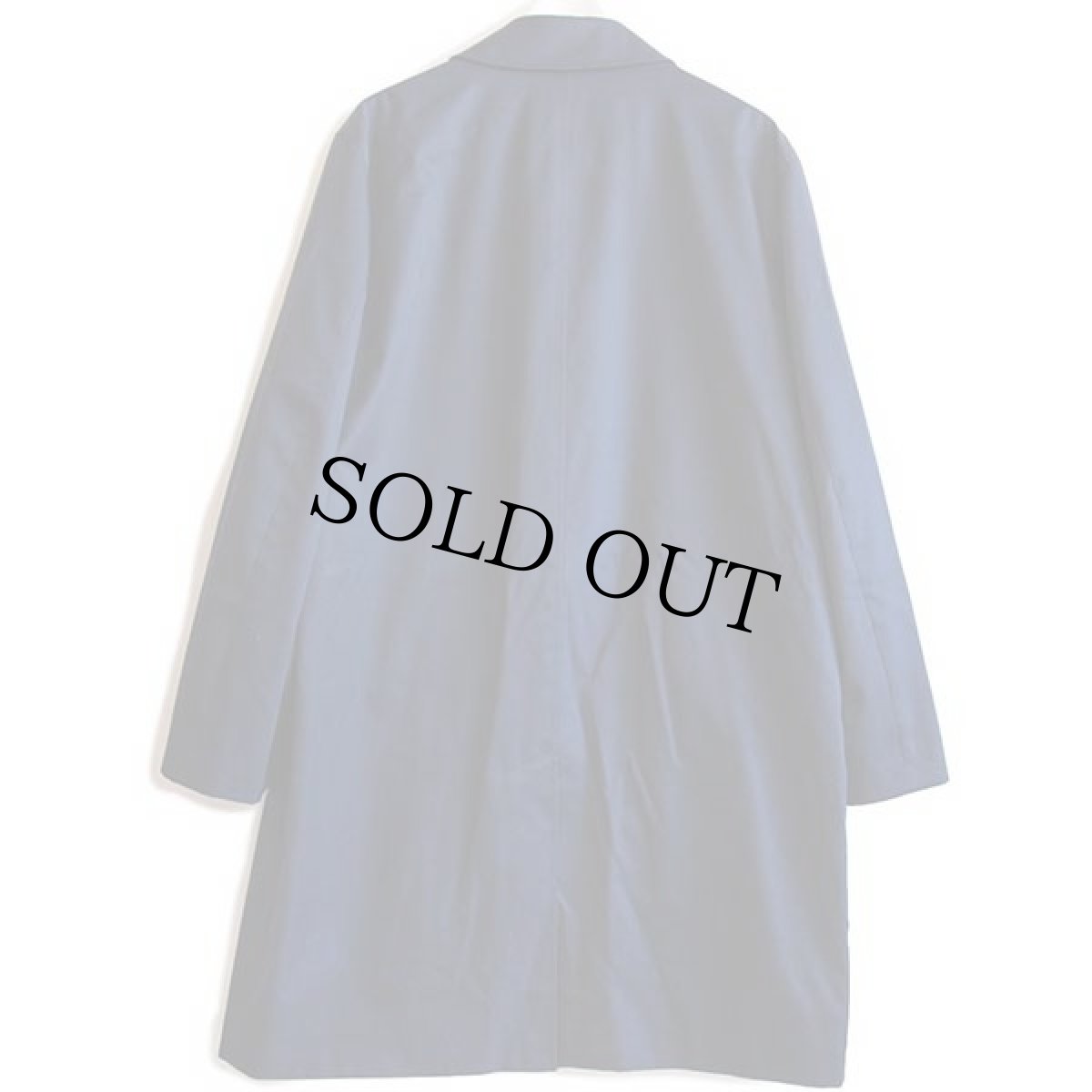 画像2: 英国製 Aquascutumアクアスキュータム チェックライナー ステンカラーコート 紺 44★バルマカーン (2)