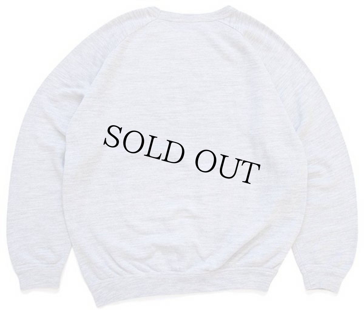 画像2: 80s スヌーピー Geh mit mir 発泡プリント スウェット 杢グレー XL (2)