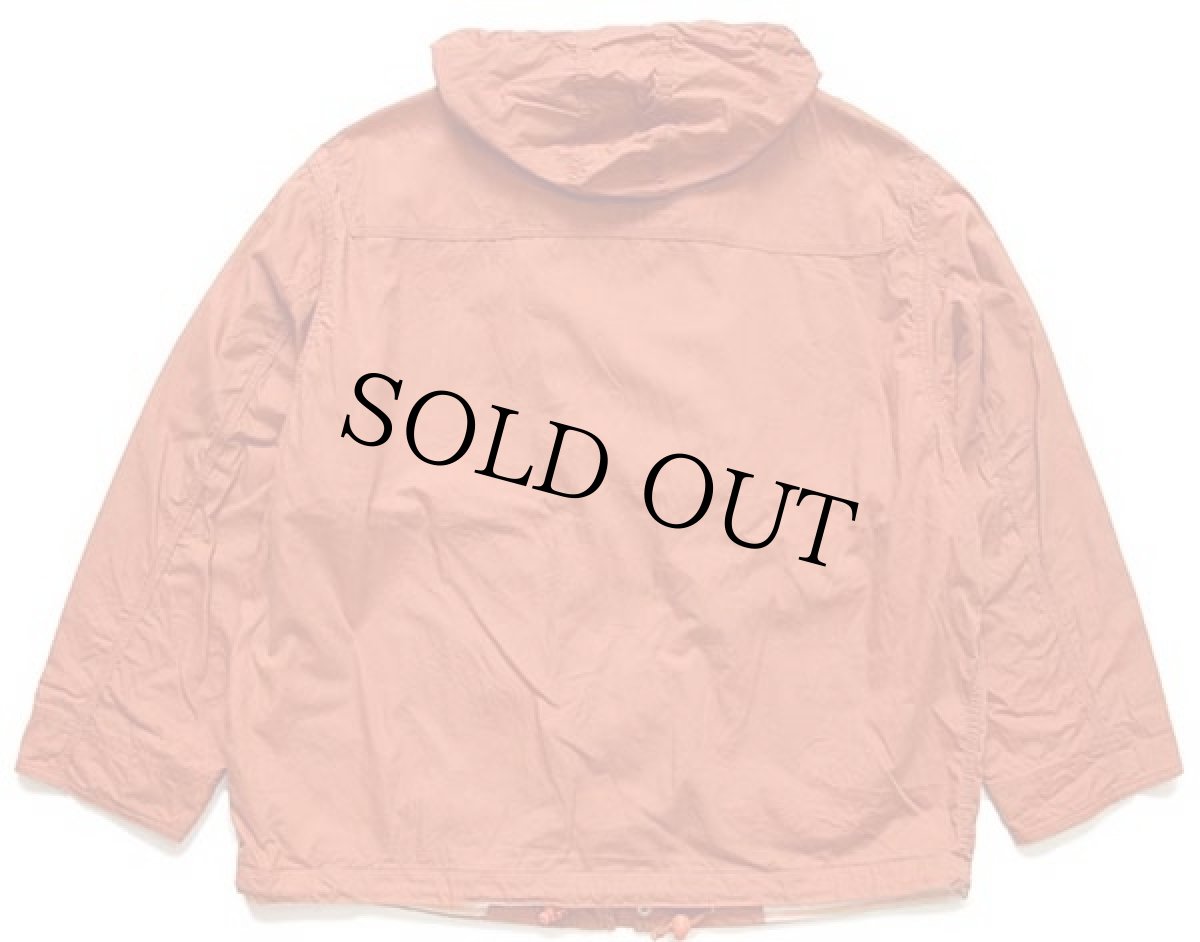 画像2: 90s イタリア製 LEMON コットンポプリン ファイヤーマン パーカー レンガ M★ジャケット (2)