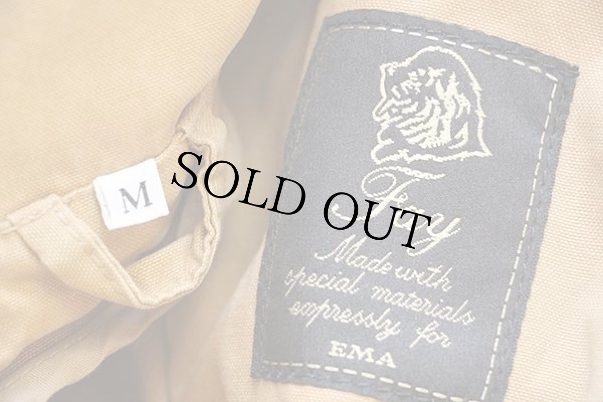 画像5: イタリア製 Fay コットン キャンバス フィールドコート 茶 M★ジャケット (5)