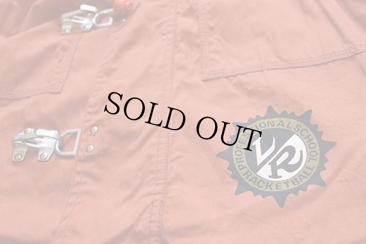 画像5: 90s イタリア製 LEMON コットンポプリン ファイヤーマン パーカー レンガ M★ジャケット (5)