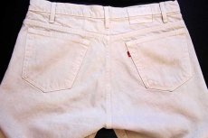 画像5: 80s USA製 Levi'sリーバイス 505 カラーデニムパンツ 後染め ピンクグレー w36 (5)