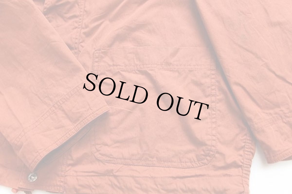 画像7: 90s イタリア製 LEMON コットンポプリン ファイヤーマン パーカー レンガ M★ジャケット (7)