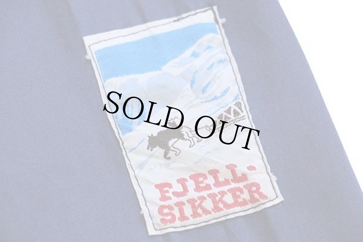 画像4: 70s FJELL SIKKER リアルファー アノラックパーカー 紺 (4)