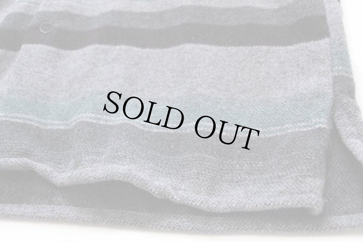 画像5: イタリア製 MAN ラグ柄 ウール混 シャツ M (5)