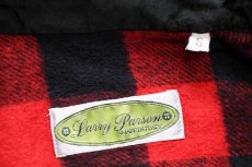 画像4: イタリア製 Larry Parson バッファローチェック ノースリーブ コットン フランネルシャツ 赤×黒 (4)
