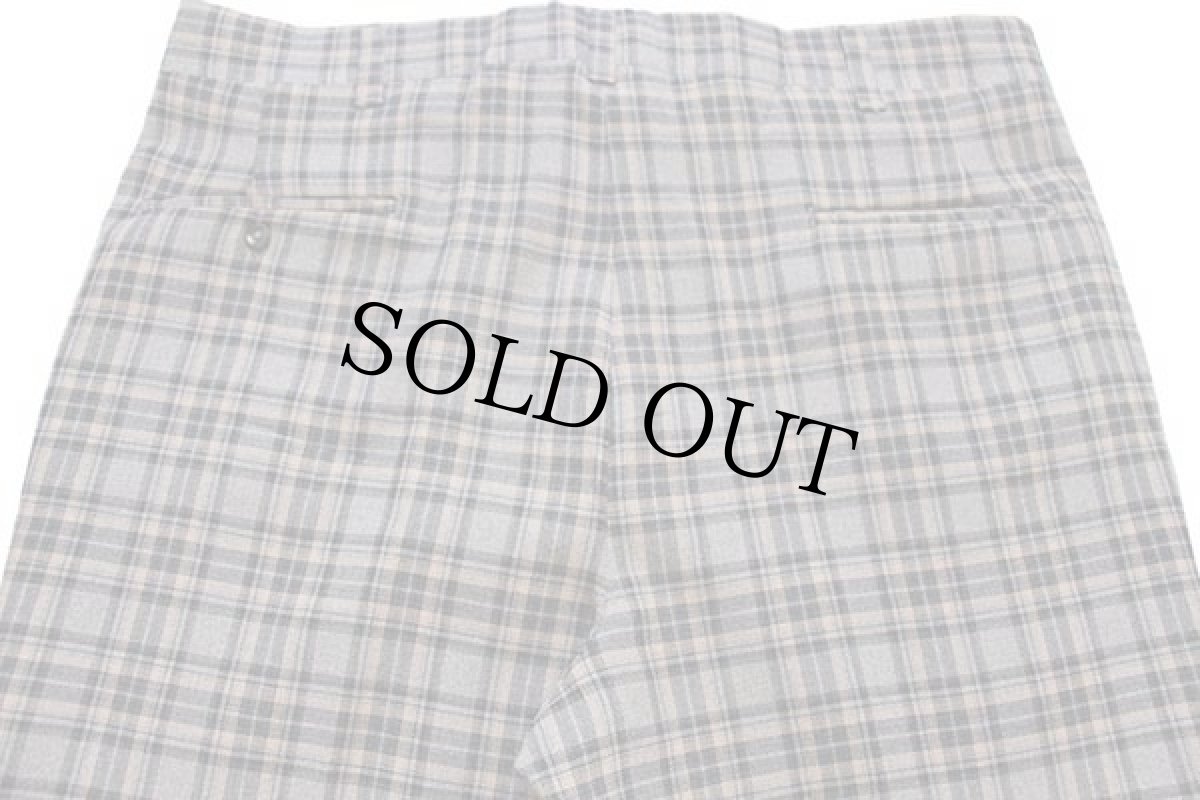 画像5: 70s USA製 HAGGAR タータンチェック スラックス パンツ w38 (5)