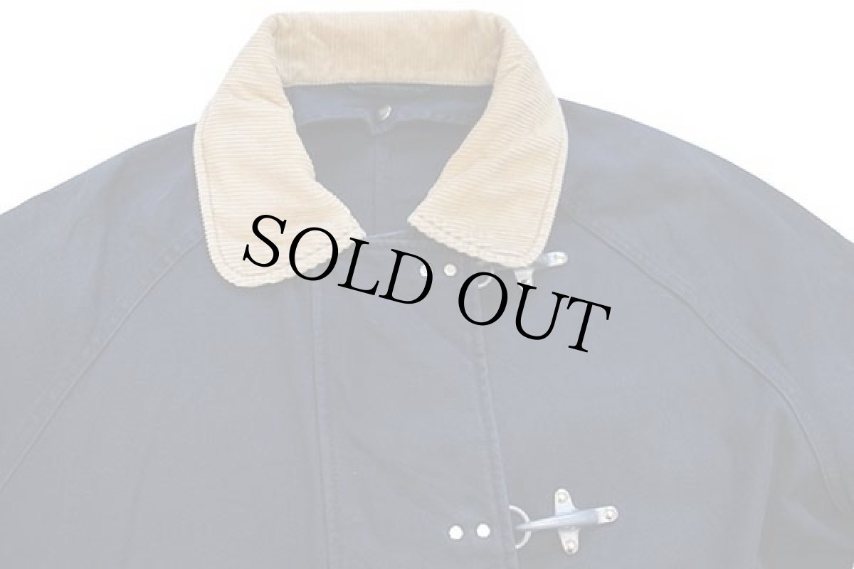 画像3: イタリア製 Fay チンスト付き ダック地 ファイヤーマンコート 紺 L★ジャケット (3)