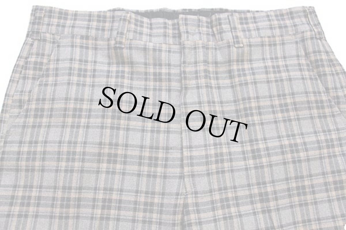 画像4: 70s USA製 HAGGAR タータンチェック スラックス パンツ w38 (4)