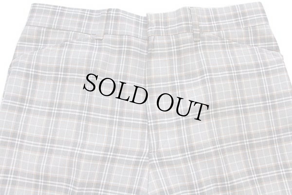 画像4: 70s USA製 FARAH タータンチェック スラックス フレアパンツ 40 (4)