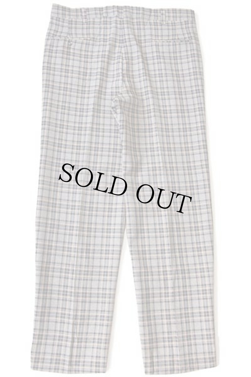 画像3: 70s USA製 HAGGAR タータンチェック スラックス パンツ w38 (3)