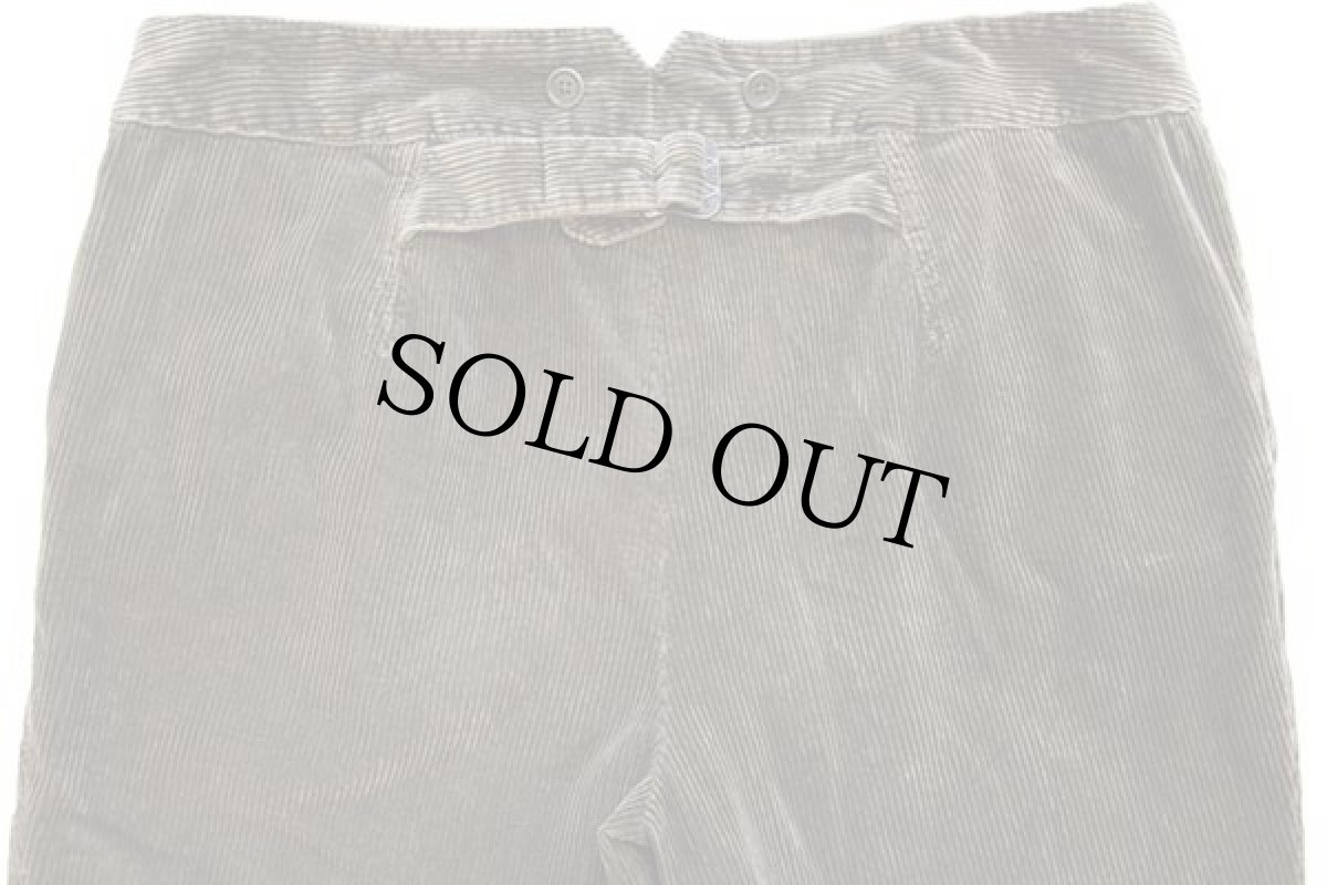 画像5: トルコ製 ラルフローレン シンチバック ストレッチ 太畝 コーデュロイ ジョッパーズパンツ オリーブ 10 (5)