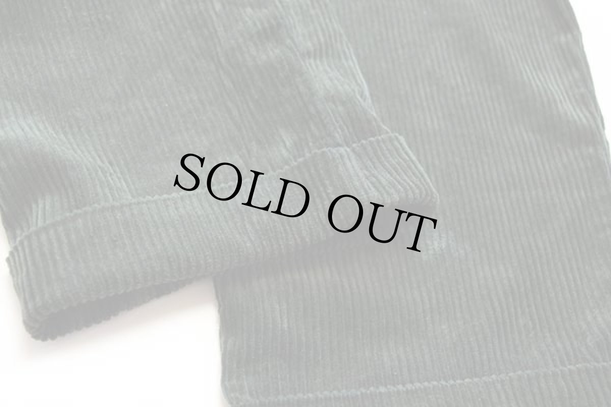 画像7: 90s GAPギャップ ツータック 太畝 コーデュロイパンツ 深緑 w36 L34 (7)