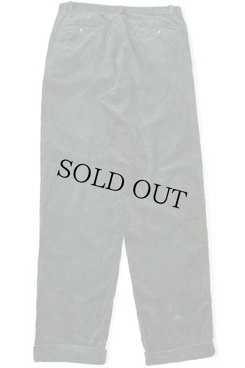 画像3: 90s GAPギャップ ツータック 太畝 コーデュロイパンツ 深緑 w36 L34 (3)