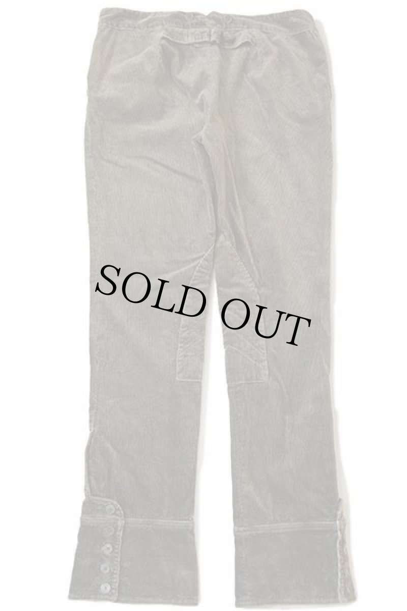 画像3: トルコ製 ラルフローレン シンチバック ストレッチ 太畝 コーデュロイ ジョッパーズパンツ オリーブ 10 (3)