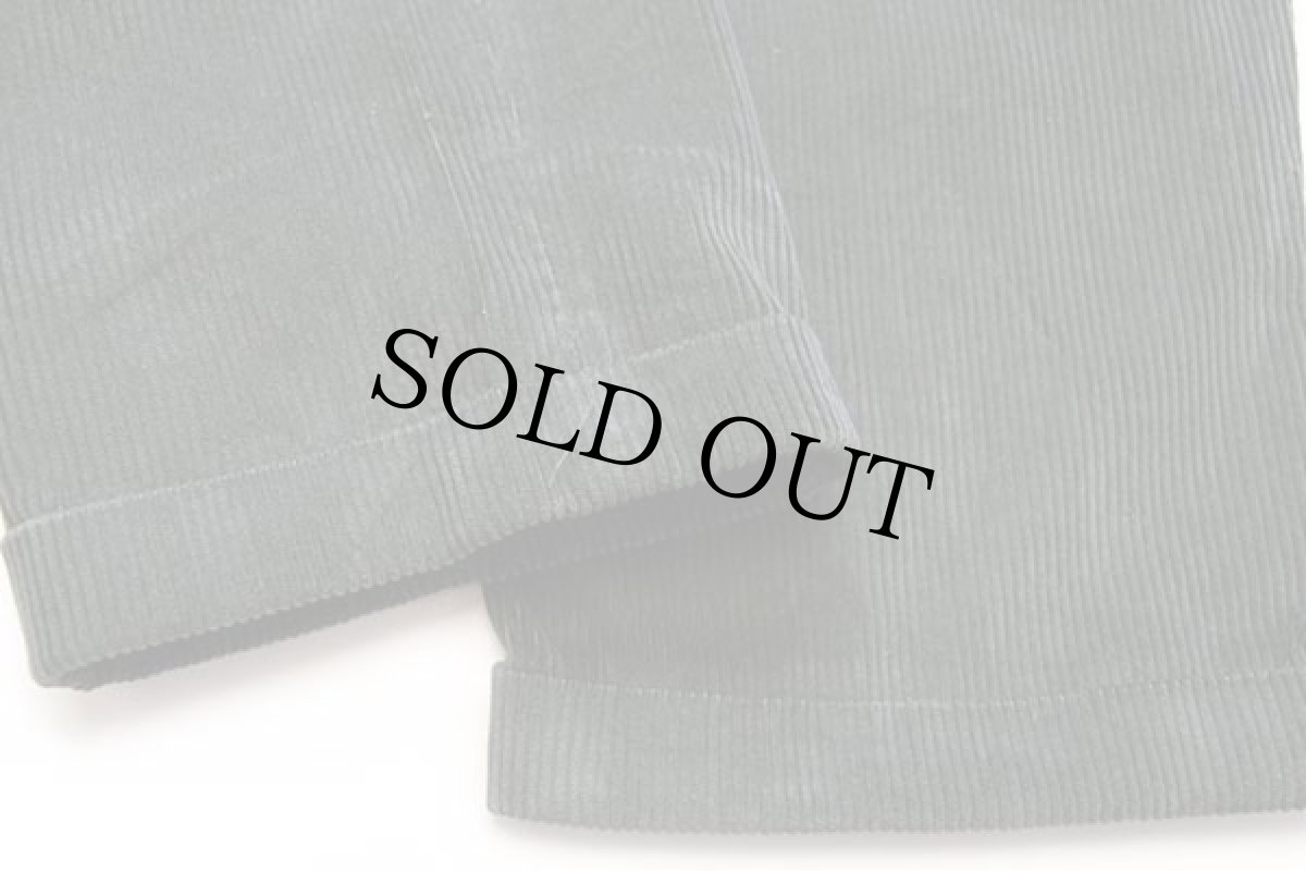 画像7: 90s EddieBauerエディーバウアー ツータック 太畝 コーデュロイパンツ モスグリーン 34 (7)