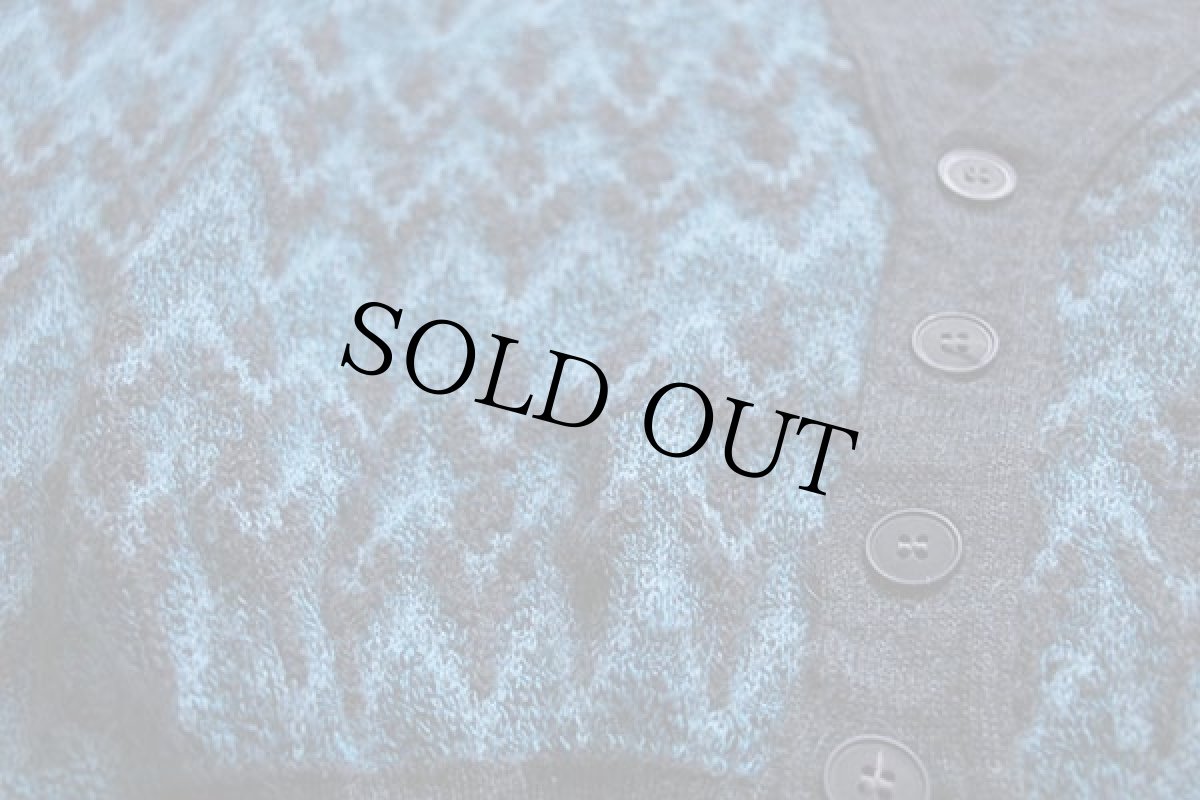 画像5: イタリア製 TREVISAN ウール×アルパカニット カーディガン (5)