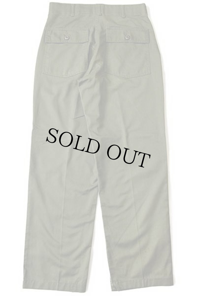 画像3: 80s 米軍 U.S.ARMY ユーティリティ ベイカーパンツ オリーブグリーン w30 L29 (3)