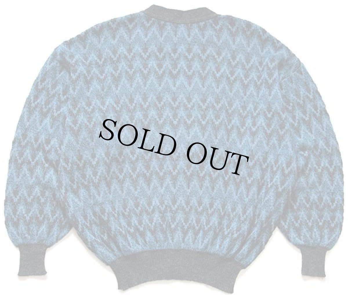 画像2: イタリア製 TREVISAN ウール×アルパカニット カーディガン (2)