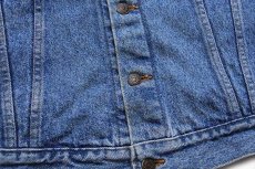 画像6: 90s USA製 Levi'sリーバイス 70598 デカパッチ カットオフ デニムベスト 4ポケット M (6)