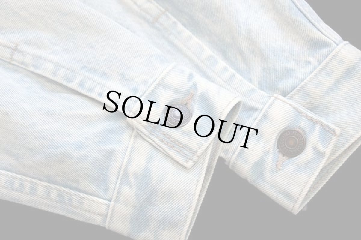 画像5: 80s USA製 Levi'sリーバイス 70507 ケミカルウォッシュ デニムジャケット 4ポケット★アシッド (5)