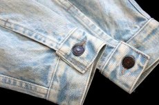 画像5: 80s USA製 Levi'sリーバイス 70507 ケミカルウォッシュ デニムジャケット 4ポケット★アシッド (5)