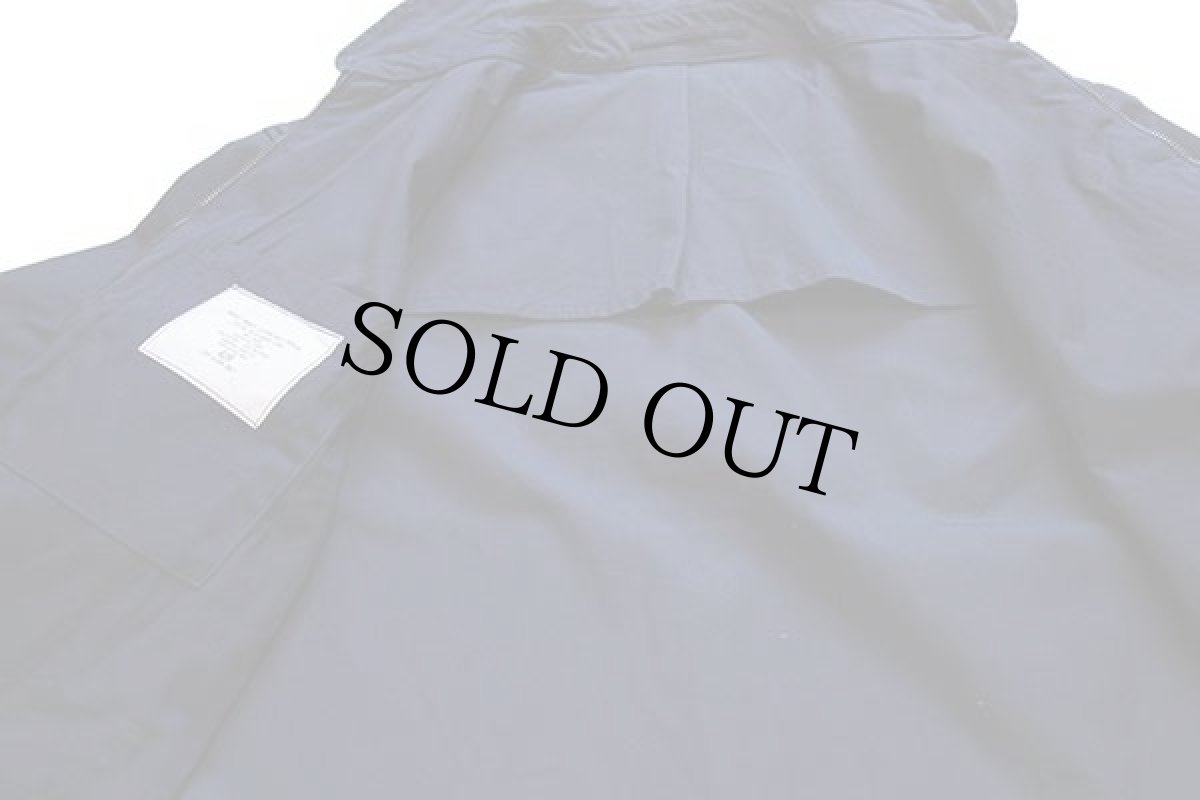 画像5: 80s 米軍 USAF チンスト付き ポプリン ユーティリティジャケット 濃紺 42R (5)