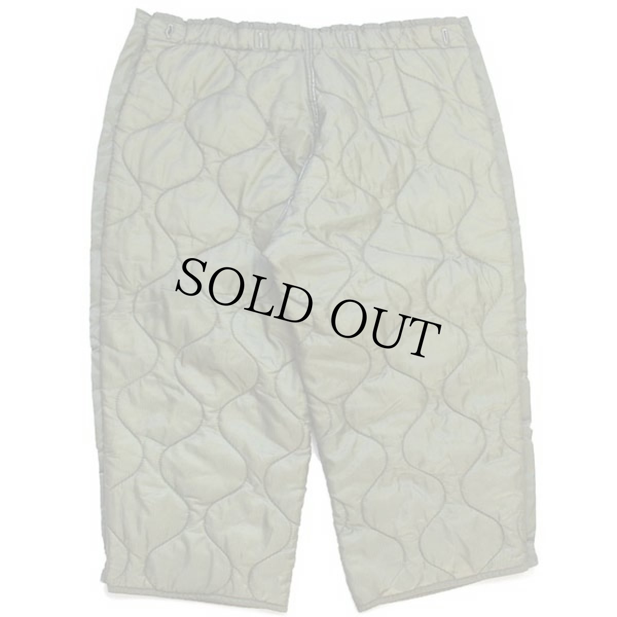 画像3: 80s 米軍 U.S.ARMY M-65 フィールドカーゴパンツ ナイロン キルティングライナー オリーブ L (3)