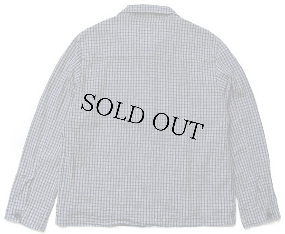 画像2: 90s イタリア製 GUESSゲス チェック コットンジャケット L (2)