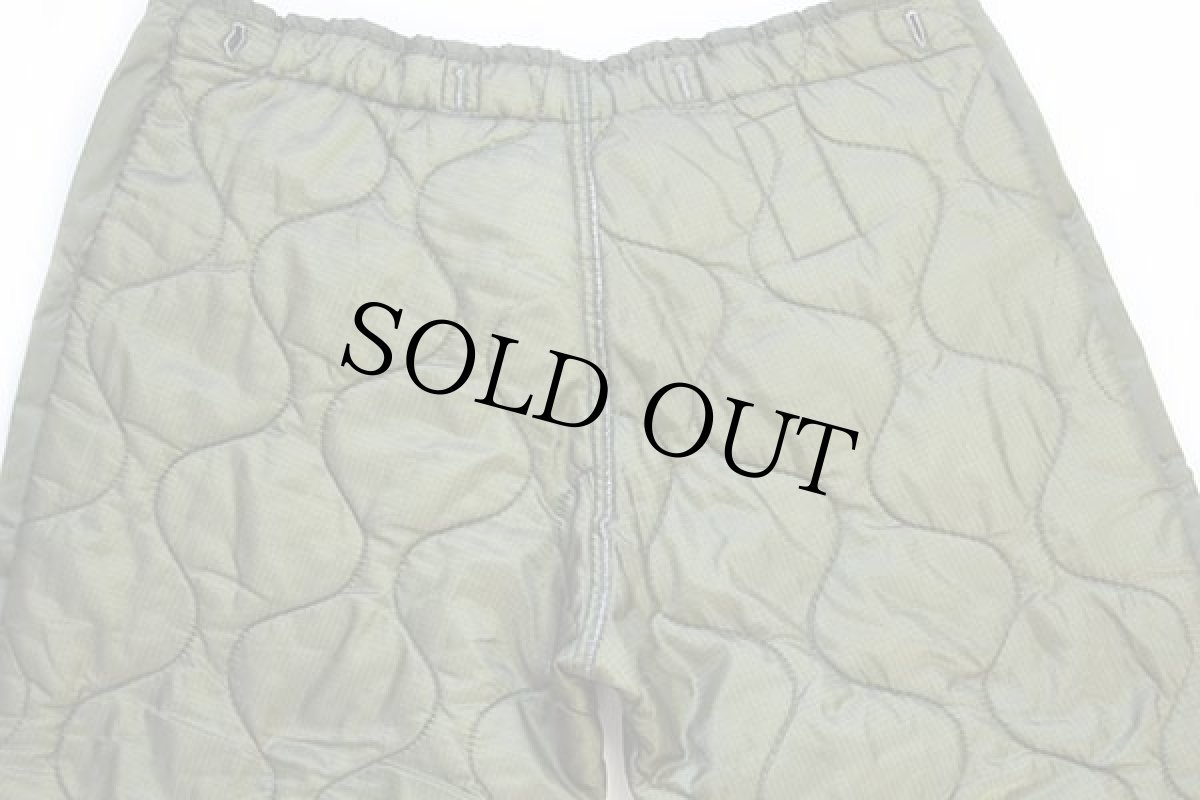 画像5: 80s 米軍 U.S.ARMY M-65 フィールドカーゴパンツ ナイロン キルティングライナー オリーブ L (5)