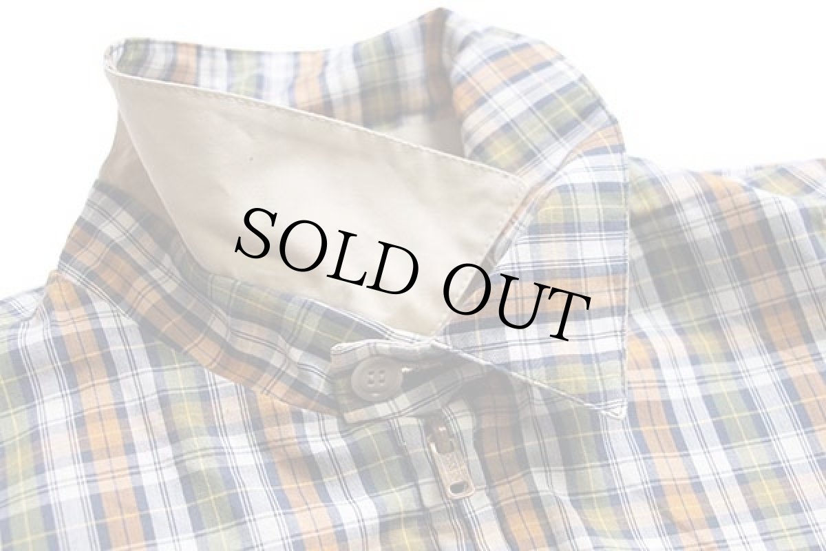 画像3: 80s SPITFIRE チンスト付き タータンチェック×ベージュ リバーシブル ジャケット (3)