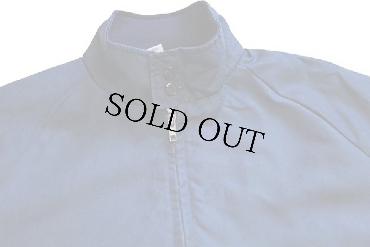 画像3: 80s USA製 Saddlebrook タータンチェックライナー ハリントンジャケット 紺 M (3)