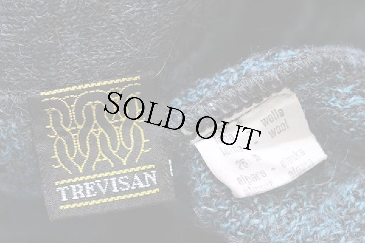 画像4: イタリア製 TREVISAN ウール×アルパカニット カーディガン (4)