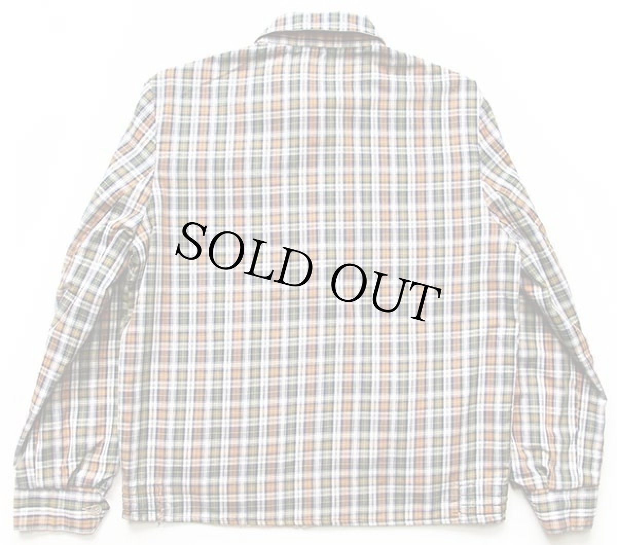 画像2: 80s SPITFIRE チンスト付き タータンチェック×ベージュ リバーシブル ジャケット (2)