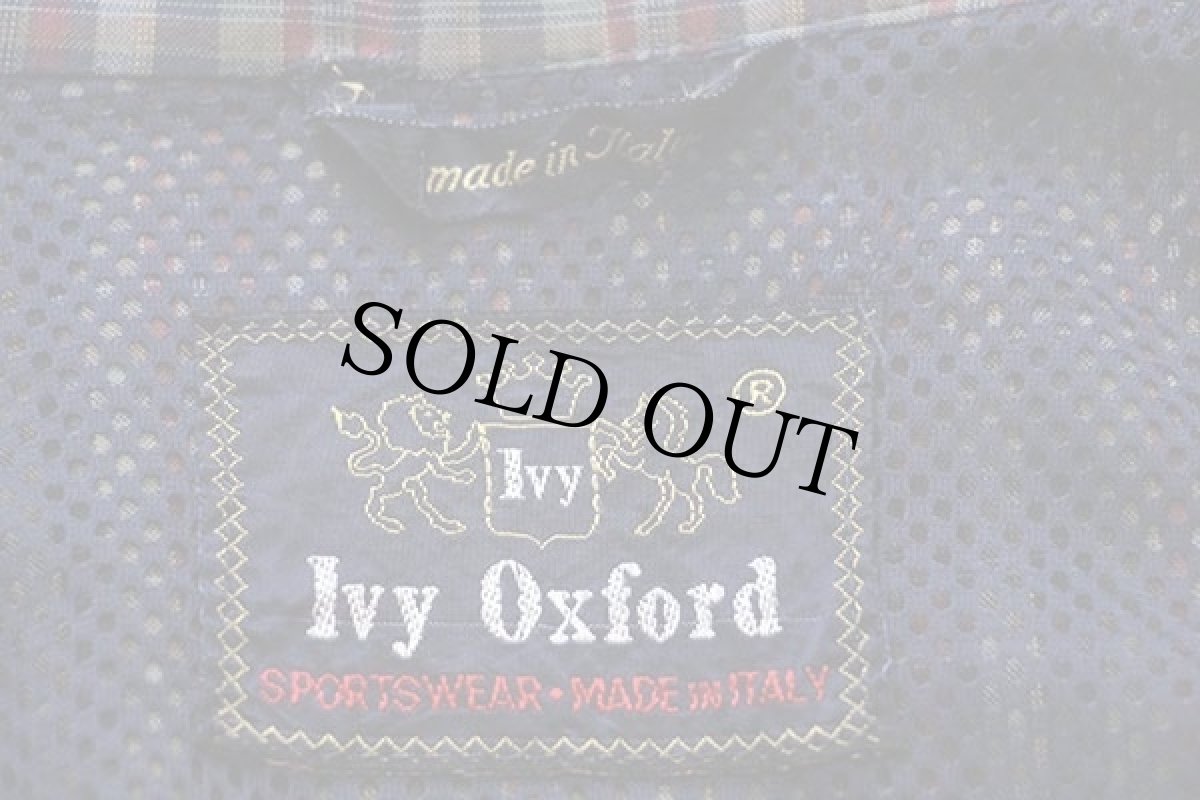 画像4: イタリア製 Ivy Oxford スタンドカラー マドラスチェック ジャケット (4)