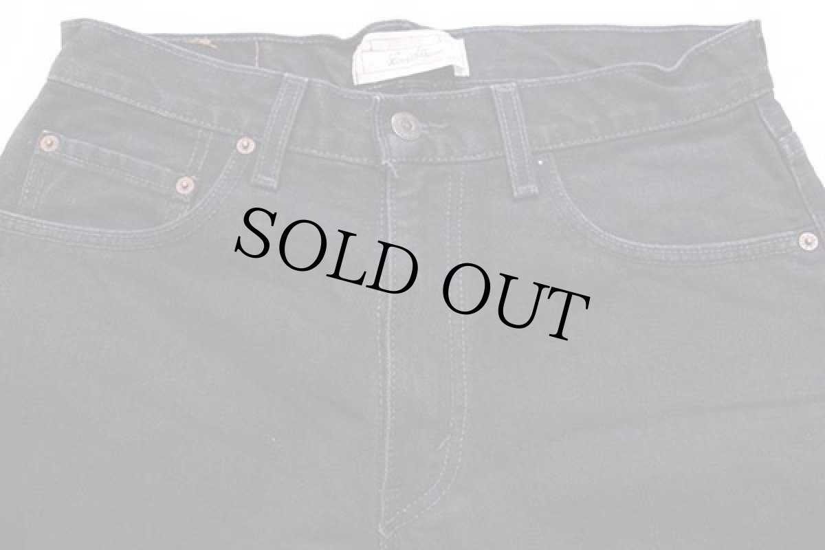 画像4: 90s カナダ製 Levi'sリーバイス SIGNATURE ブラック デニムパンツ w32 L30 (4)
