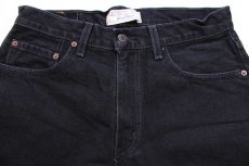 画像4: 90s カナダ製 Levi'sリーバイス SIGNATURE ブラック デニムパンツ w32 L30 (4)