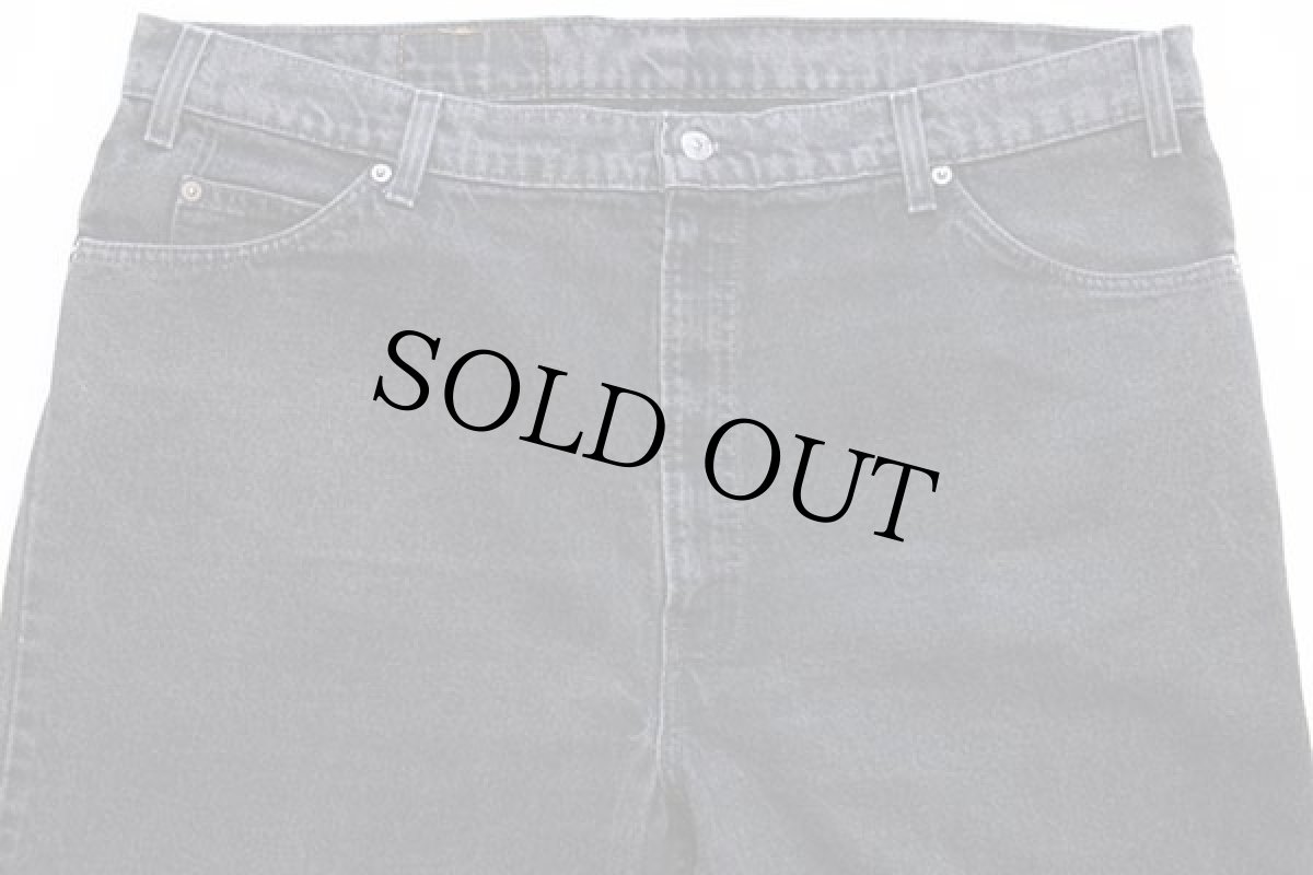 画像4: 90s USA製 Levi'sリーバイス ブラック デニムパンツ w42 L30 (4)