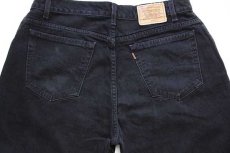 画像5: 00s メキシコ製 Levi'sリーバイス 545 ブラック デニムパンツ w36 L29 (5)