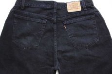 画像5: 00s メキシコ製 Levi'sリーバイス 545 ブラック デニムパンツ w36 L29 (5)