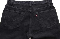 画像5: 90s Levi'sリーバイス 505 ブラック デニムパンツ w40 L32★51 (5)