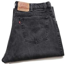 画像1: 90s USA製 Levi'sリーバイス 560 ブラック デニムパンツ w42 L30★26 (1)