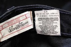 画像7: 90s カナダ製 Levi'sリーバイス SIGNATURE ブラック デニムパンツ w32 L30 (7)