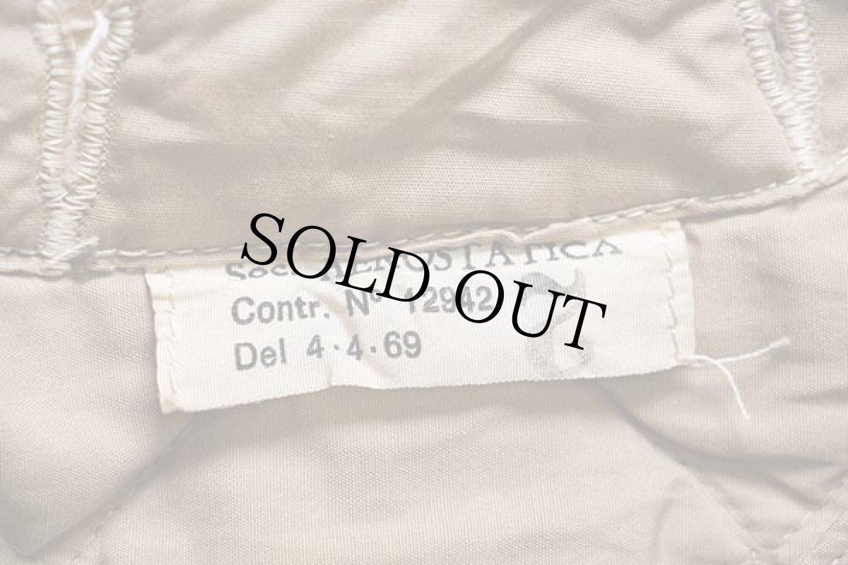 画像4: 60s イタリア軍 ツートン キルティングライナー ジャケット サンドベージュ 2 (4)