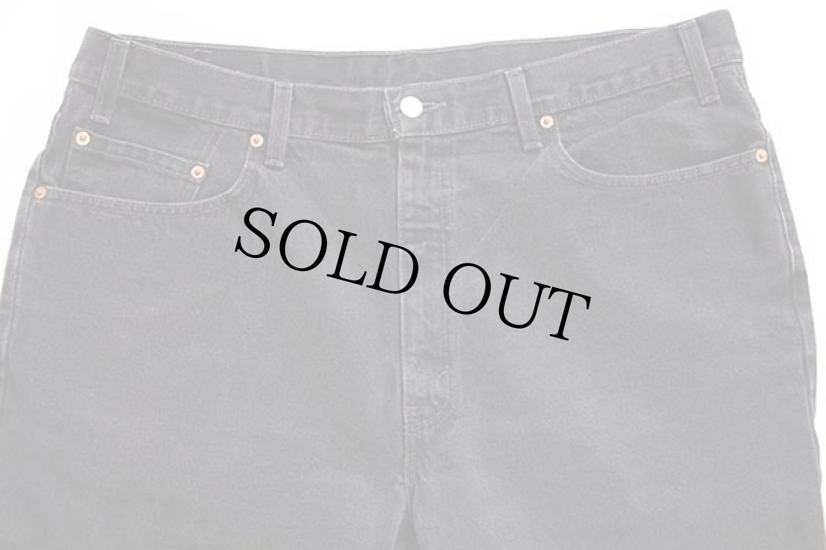 画像4: 90s USA製 Levi'sリーバイス 550 ブラック デニムパンツ w40 L30 (4)