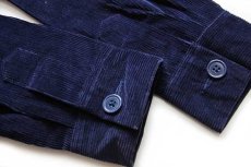 画像6: FFA COLORADO チェーン刺繍&パッチ付き コーデュロイ ファーマーズジャケット 紺 103-34 (6)