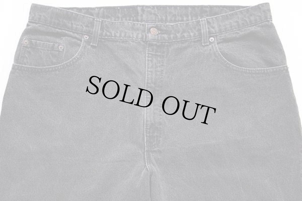 画像4: 90s USA製 Levi'sリーバイス 560 ブラック デニムパンツ w42 L30★26 (4)