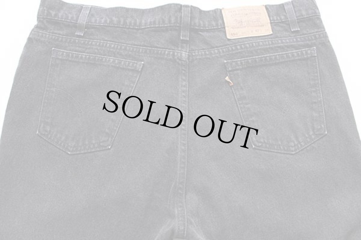 画像5: 90s USA製 Levi'sリーバイス 550 ブラック デニムパンツ w42 L32★143 (5)