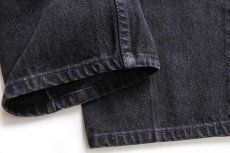 画像8: 90s USA製 Levi'sリーバイス 550 ブラック デニムパンツ w42 L32★143 (8)