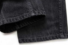 画像8: 90s メキシコ製 Levi'sリーバイス SIGNATURE 545 ブラック デニムパンツ w33 L32 (8)